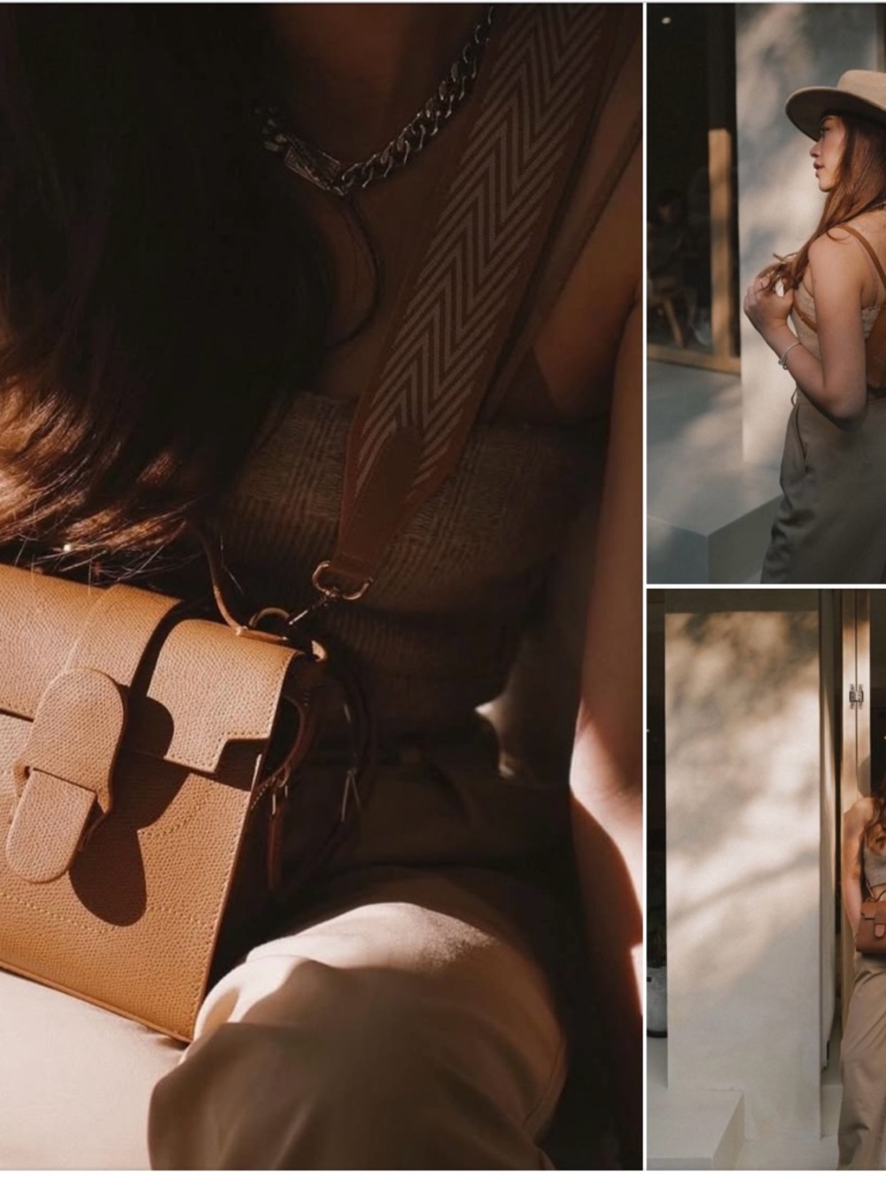 Senreve Alunna Bag in Chestnut w/Extra Bonus Strap - Picture 12 of 12